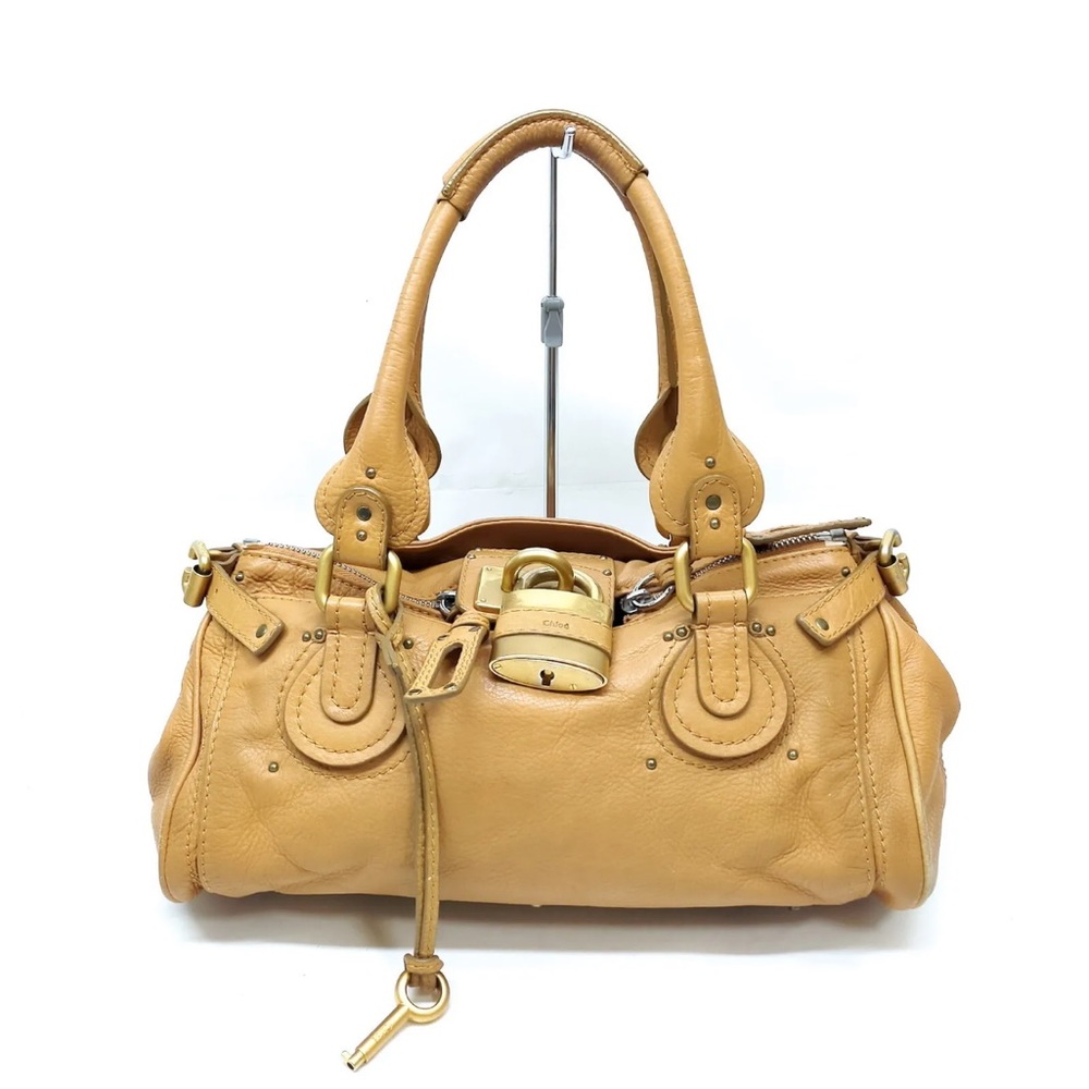 Chloe Hand Bag  Brown Leather